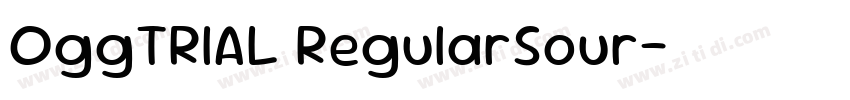 OggTRIAL RegularSour字体转换 OggTRIAL RegularSour字体转换